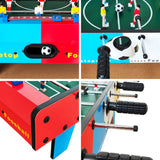 Mini fotbollsbord 69x37x24 cm bordsspel för 2 spelare inkl 2 bollar