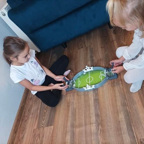 Mini fotbollsspel bordsspel 2 spelare med 3 bollar 47x10x22,5 cm