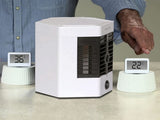 Mini luftkonditionering 2-i-1 USB med luftfuktare 8 W