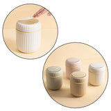 Mini soptunna med trycklock plast 16,5x13x13 cm grön