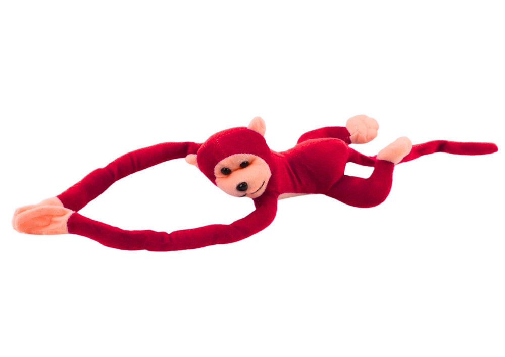 Mjuk apa maskot 80 cm med ljud och kardborreband, från 3 år