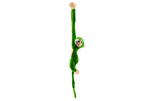 Mjuk apa maskot 80 cm med ljud och kardborre, från 3 år