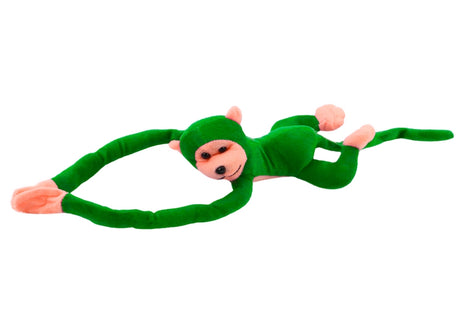 Mjuk apa maskot 80 cm med ljud och kardborre, från 3 år