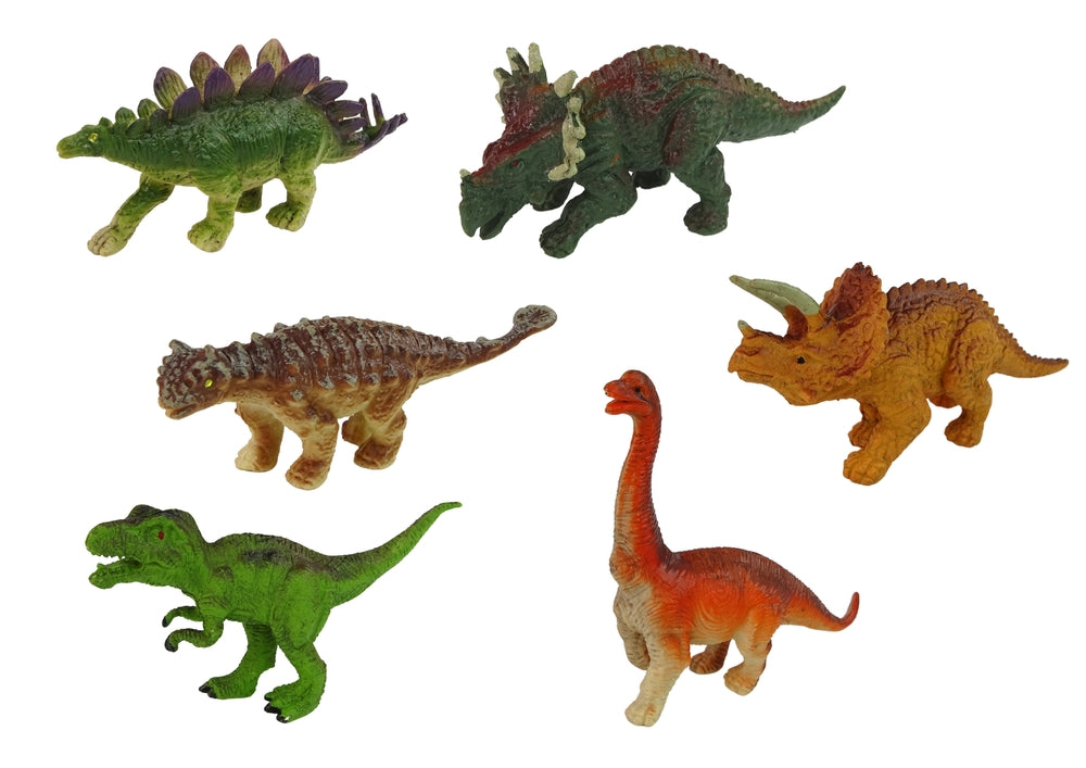 Måla dinosaurieägg DIY-set 4 ägg, 6 dinosaurier, matta, 3+ år