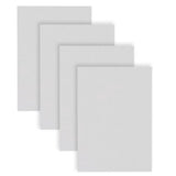 Målarduk på MDF 30x40 cm 8-pack primad vit bomull 180 g/m²