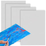 Målarduk på pannå 30x40 cm 4-pack bomull primad 3x för olja/akryl