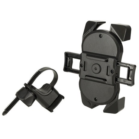 Mobilhållare för cykel/motorcykel styre, justerbar, upp till 18x9 cm