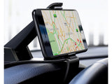 Mobilhållare för instrumentbräda svart max 8 cm käkbredd