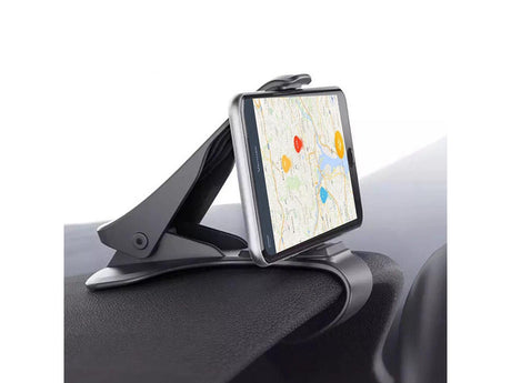 Mobilhållare för instrumentbräda svart max 8 cm käkbredd