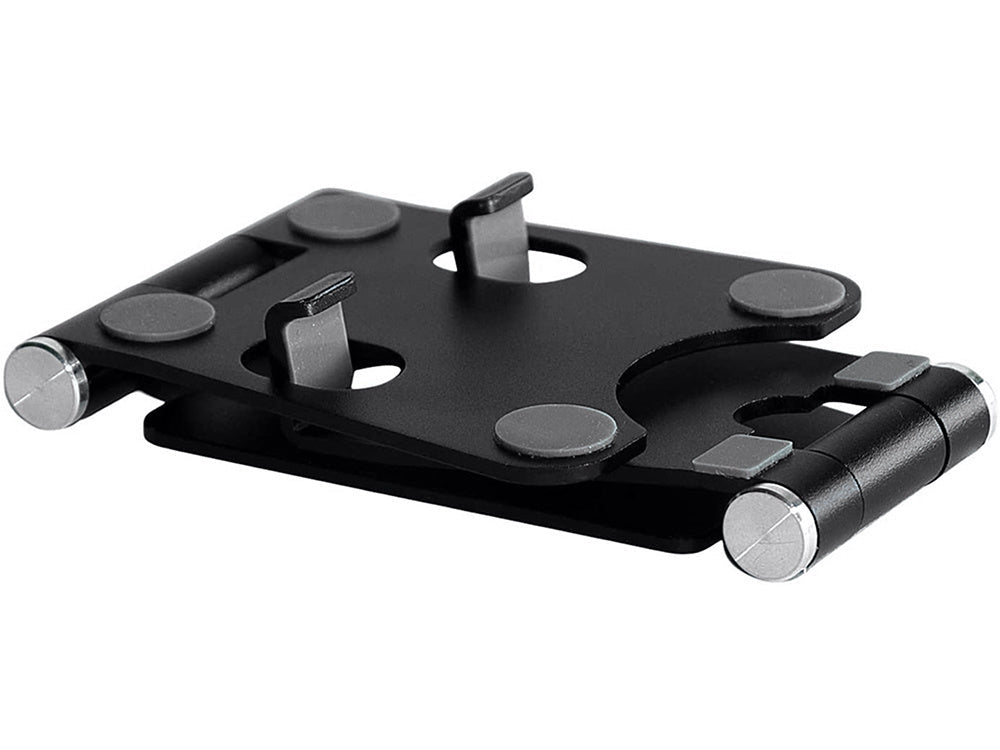 Mobilhållare/surfplatteställ vikbar metall svart justerbar 9,5 cm