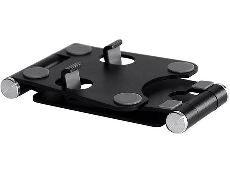Mobilhållare/surfplatteställ vikbar metall svart justerbar 9,5 cm