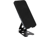 Mobilhållare/surfplatteställ vikbar metall svart justerbar 9,5 cm