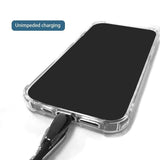 Mobiltelefon crossbody-snodd 150 cm svart, universell med metallspänne