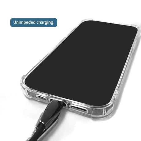 Mobiltelefon crossbody-snodd 150 cm svart, universell med metallspänne