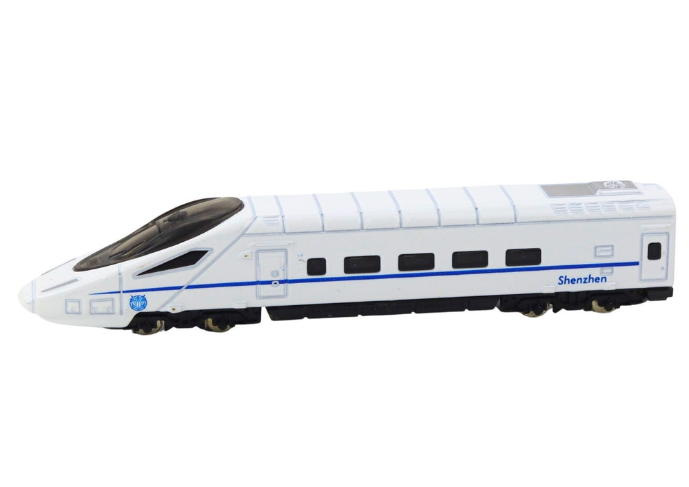 Modelltågvagn 1:48 i metall vit 15,5 cm CE/EN71 3+