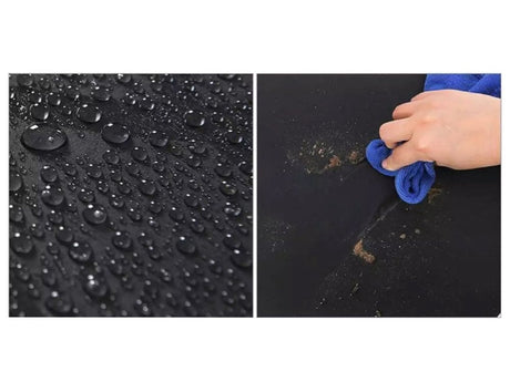 Modulärt skoskåp 6 hyllor 3 segment svart med transparenta fönster