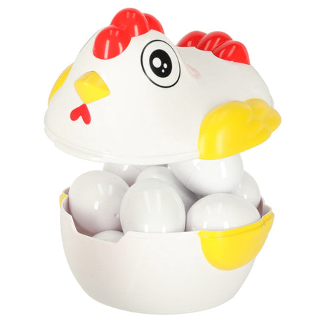 Montessori formpussel ägg 12-pack i hönbehållare, 18 mån+