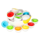 Montessori formpussel ägg 12-pack i hönbehållare, 18 mån+