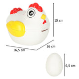 Montessori formpussel ägg 12-pack i hönbehållare, 18 mån+