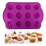 Muffinsform i silikon 29,5x19 cm tål 230°C/-40°C 1 st