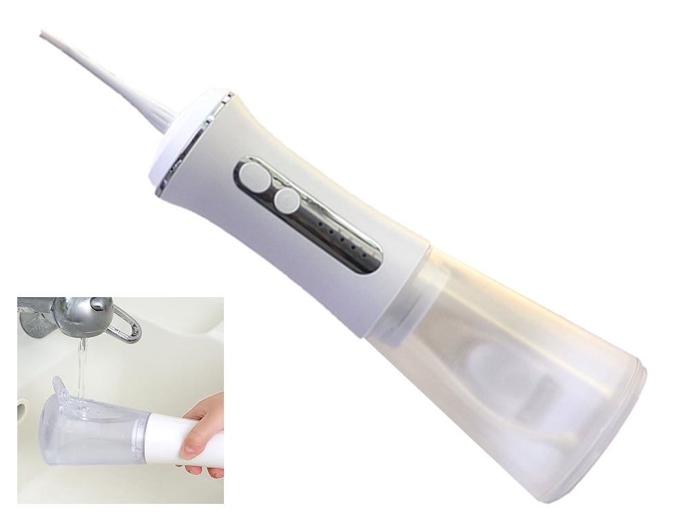 Munsköljare utan sladd 350 ml USB-laddning 4 lägen + 2 spetsar