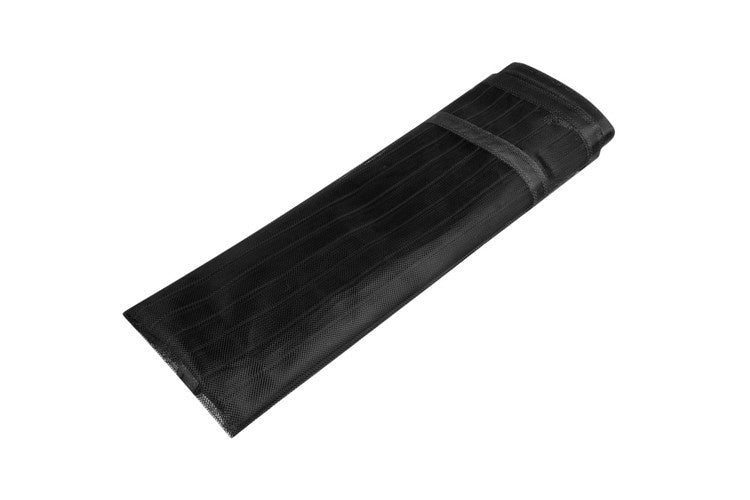 Myggnät för dörr med magnetstängning, kardborre, svart 100x220 cm