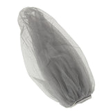 Myggnät till barnvagn universell 140 cm resår grå polyester