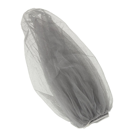 Myggnät till barnvagn universell 140 cm resår grå polyester