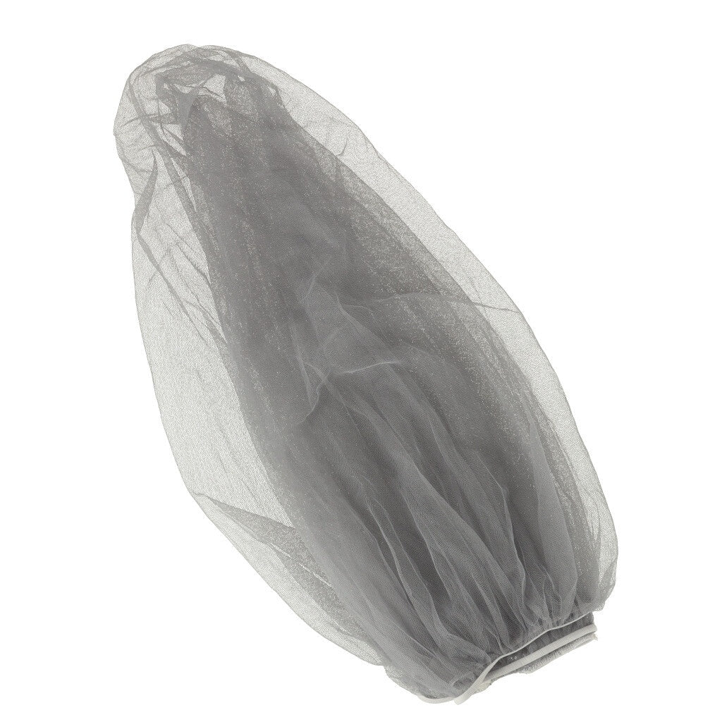 Myggnät till barnvagn universell 140 cm resår grå polyester