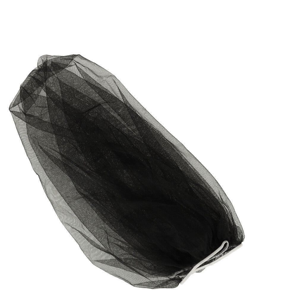 Myggnät till barnvagn universellt 140 cm resår svart polyester