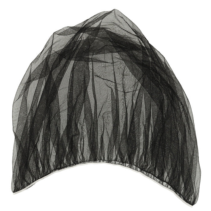 Myggnät till barnvagn universellt 140 cm resår svart polyester