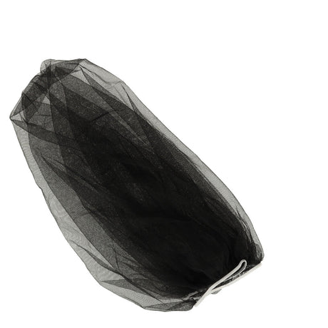Myggnät till barnvagn universellt 140 cm resår svart polyester