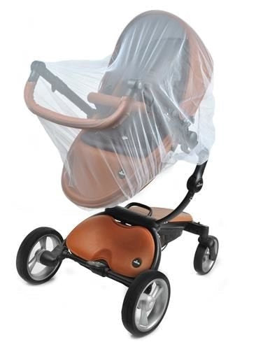 Myggnät till barnvagn universellt med resårband vit 140-150 cm