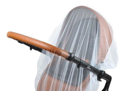 Myggnät till barnvagn universellt med resårband vit 140-150 cm