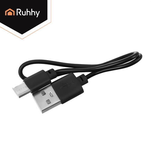 Nackfläkt bladlös bärbar 5 lägen USB-C 1200 mAh vit/guld