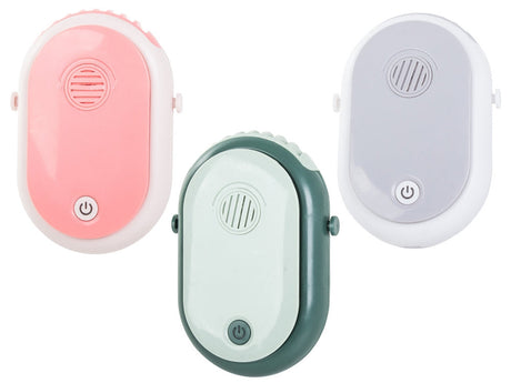Nackfläkt med aromaterapi 3 hastigheter 2000 mAh USB blandade färger