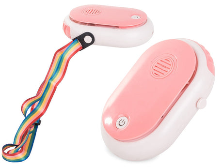 Nackfläkt med aromaterapi 3 hastigheter 2000 mAh USB blandade färger