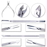 Nagelbandskit 3 delar i metall – nagelbandssax + 2 nagelbandspusher