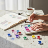 Nagelglitter 80-pack – Glittermix i Burkar – Flera Färger & Stilar för Nail Art och Dekoration