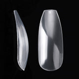 Nageltippar ballerina clear 500 st, storlek 0-9 (50 st/storlek)