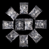 Nageltippar ballerina clear 500 st, storlek 0-9 (50 st/storlek)
