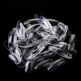 Nageltippar ballerina clear 500 st, storlek 0-9 (50 st/storlek)