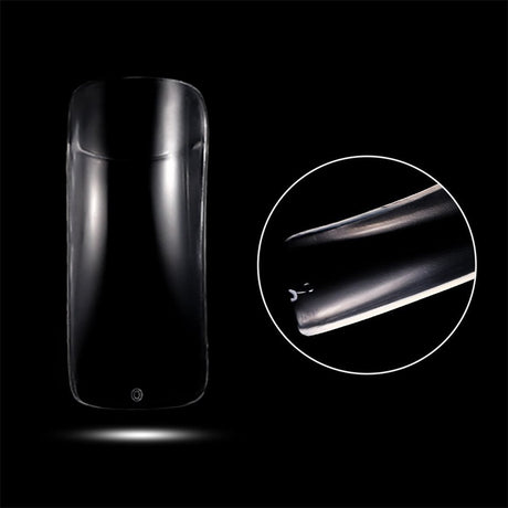 Nageltippar clear 500-pack storlek 0-9 (50 st/storlek)