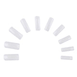 Nageltippar clear 500-pack storlek 0-9 (50 st/storlek)
