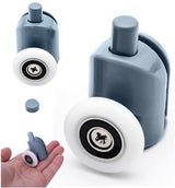 Nedre duschkabinsrulle enkel 23 mm för 4-6 mm glas, hål 11-12 mm