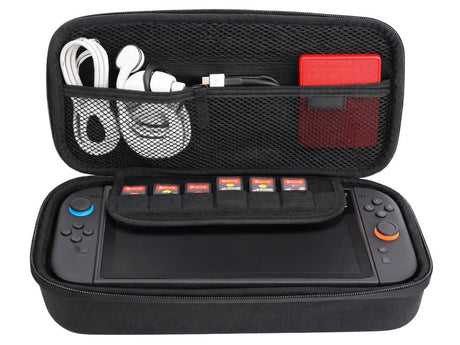 Nintendo Switch 2-fodral hårt skal med handtag svart 30x8x9 cm