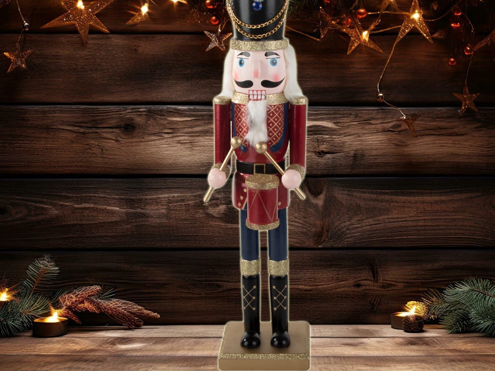 Nötknäppare träfigur soldat handmålad 50 cm