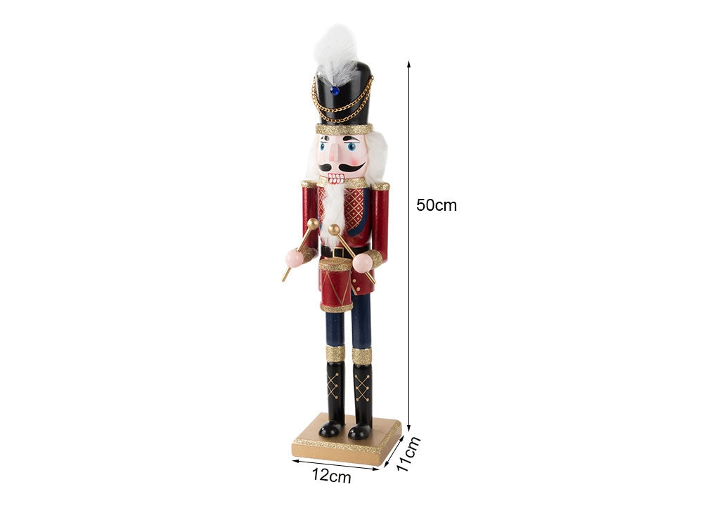 Nötknäppare träfigur soldat handmålad 50 cm
