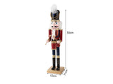 Nötknäppare träfigur soldat handmålad 50 cm