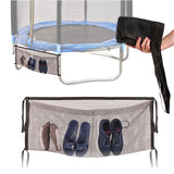 Nätväska för trampolin 2 fickor 110x46 cm svart polyester